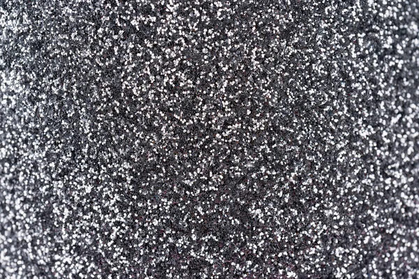 シルバーグリッターテクスチャ休日抽象的な背景 キラキラヴィンテージライトの背景 シルバー シャインを背景に デザインのための銀の輝き紙の質感 — ストック写真