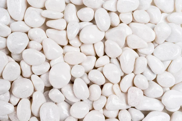 Γκρο Πλαν Από Λίγες Λευκές Πέτρες Μπροστινή Όψη Υψηλή Ανάλυση — Φωτογραφία Αρχείου
