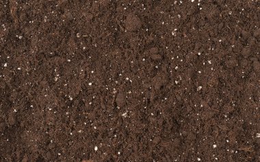 Soil texture detail for gardening Top view for design fertility soil on earth