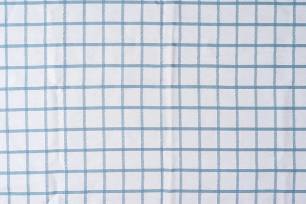 Textura Xadrez Azul Branca Close Conceito Moda Azul Marinho Toalha — Fotografia de Stock