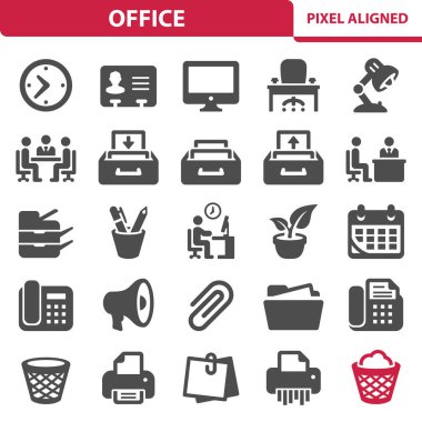 Ofis, İş, İş yeri Simgeleri