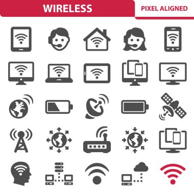 Kablosuz, Wi-Fi, Wi-Fi Simgeleri