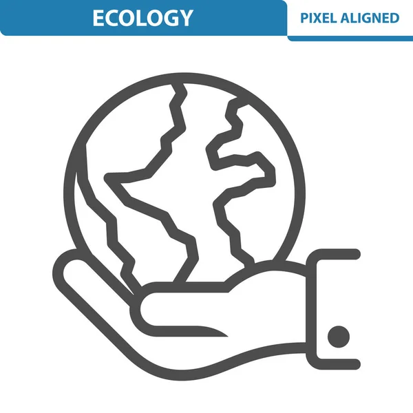 Ekoloji Dünya Simgesiyle — Stok Vektör