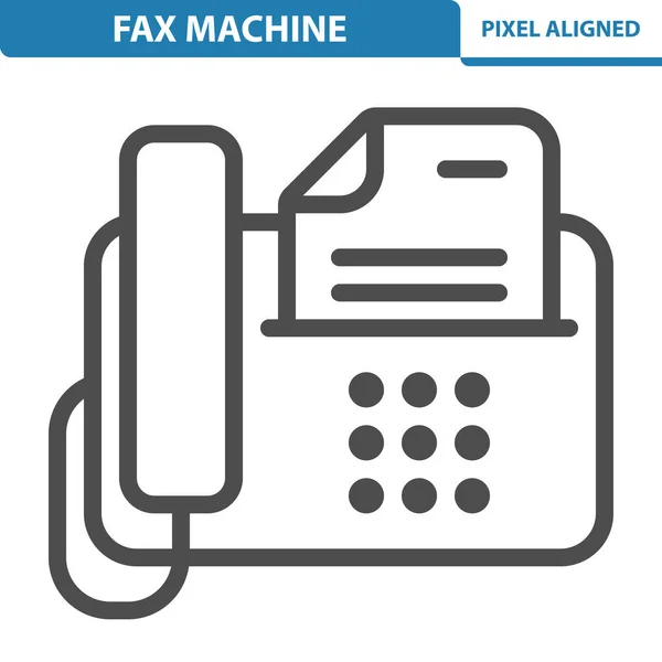 Fax Machine Telephone Icon — Stock Vector