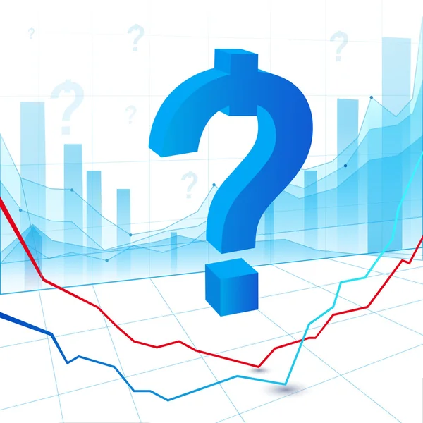 Grafico mercato azionario — Vettoriale Stock