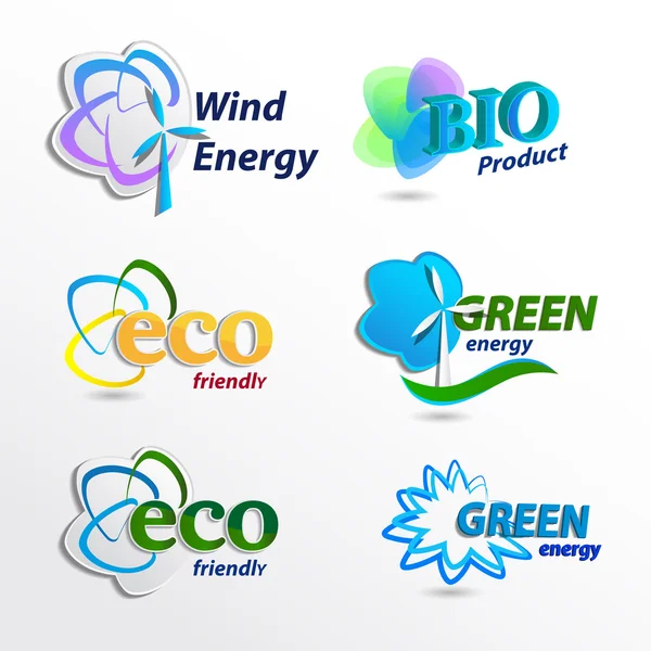 Eko logolar, tasarım şablonu öğesi ayarla