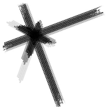 Yıldız renkli arka plan.