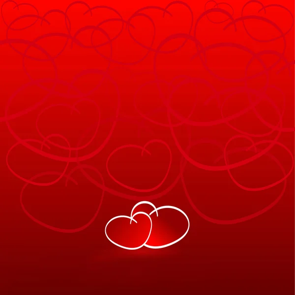 Liefde hart. Rood hart. Hart vorm. Achtergrond van het hart. Hart T — Stockfoto