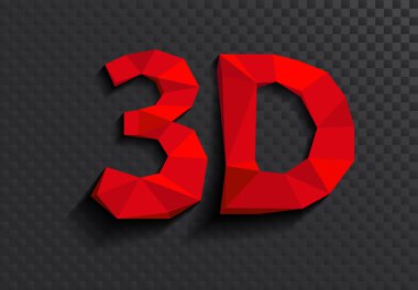 3d kelime yazılı çizimi