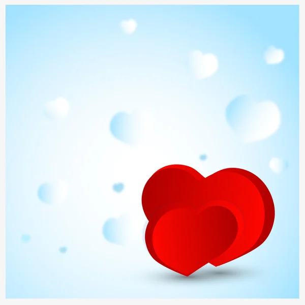 Ställ in love hjärtan — Stockfoto