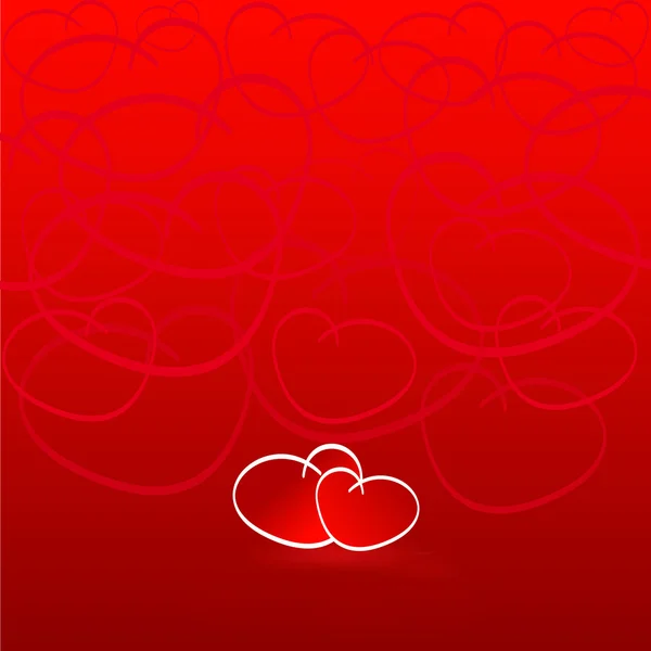 Corazón de amor. Corazón Rojo. Forma de corazón. Fondo del corazón. Corazón T — Foto de Stock