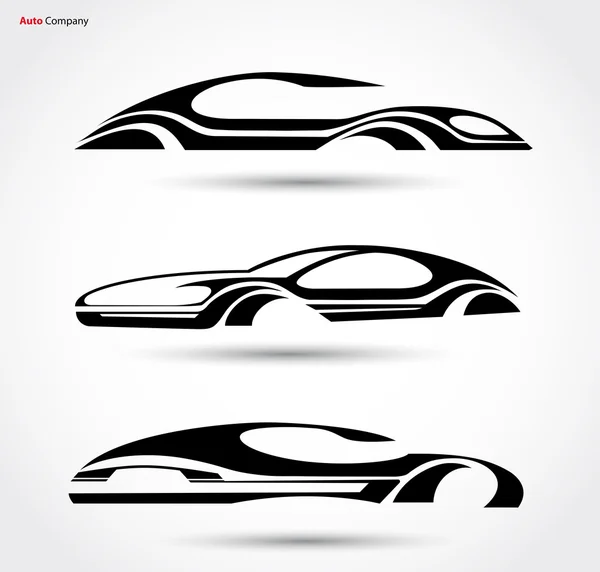 自動車会社のロゴのベクトルのデザイン — ストックベクタ