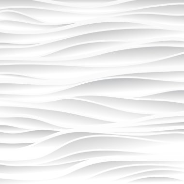 Beyaz doku. Dalgalı arka plan. İç cephe dekorasyon. Vektör