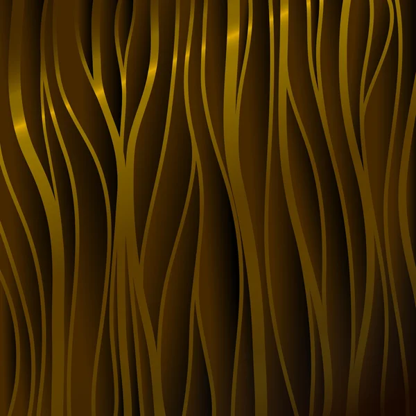 Arany textúra. Hullámos háttér. Belső fal dekoráció. Vektor — Stock Vector