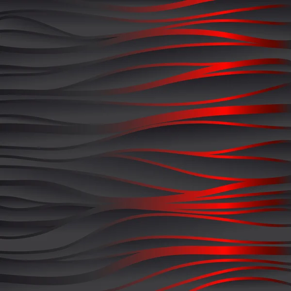 赤のテクスチャです。波状の背景。内壁の装飾。私をベクトルします。 — ストックベクタ