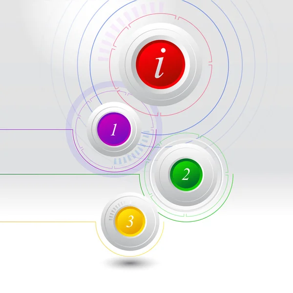 Templat grafis informasi abstrak . - Stok Vektor