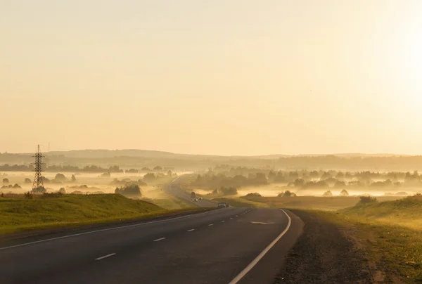 Road with slight — Stock Photo, Image