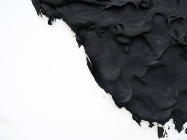 epoksi reçine beyaz arkaplan üzerinde dalgalar, izole                               