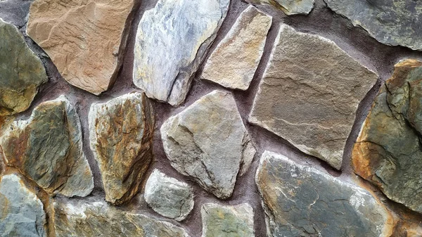 Hellbraune Steinmauer Mit Schatten — Stockfoto