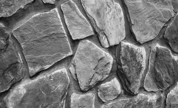 Тёмно Серая Каменная Стена Тенями — стоковое фото