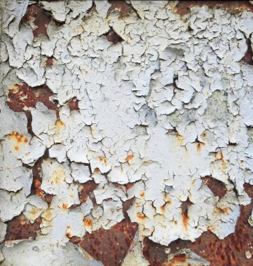 Çizik ve çatlaklarla metal doku                               