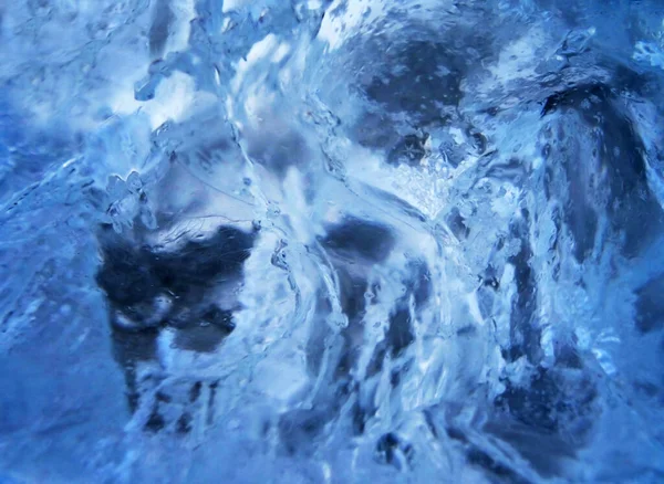 얼음의 구조를 질감이나 배경으로 — 스톡 사진