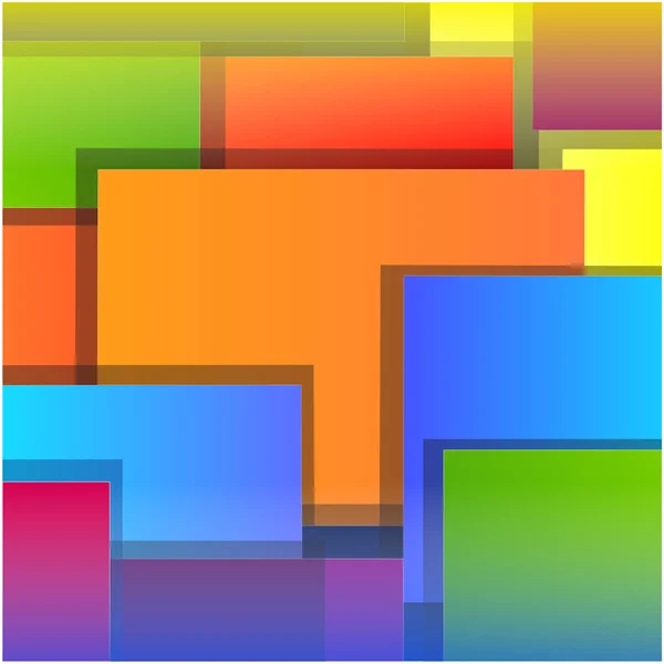 Kleurrijke vierkant lege achtergrond — Stockvector
