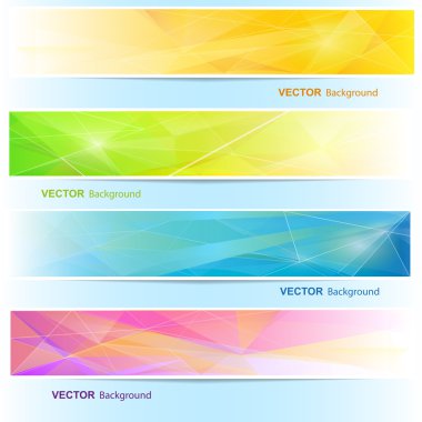 Vektör afiş kümesi 