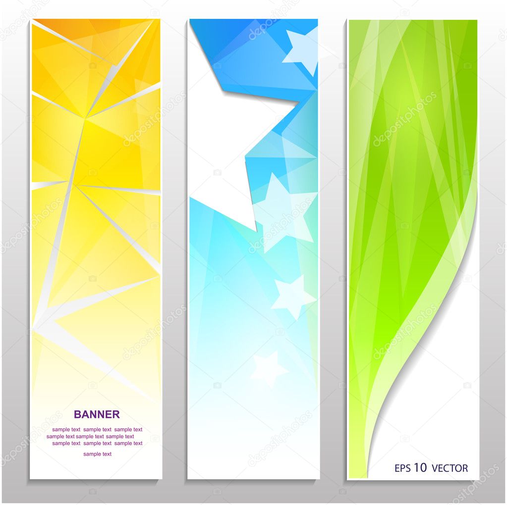 A set of vector banners1