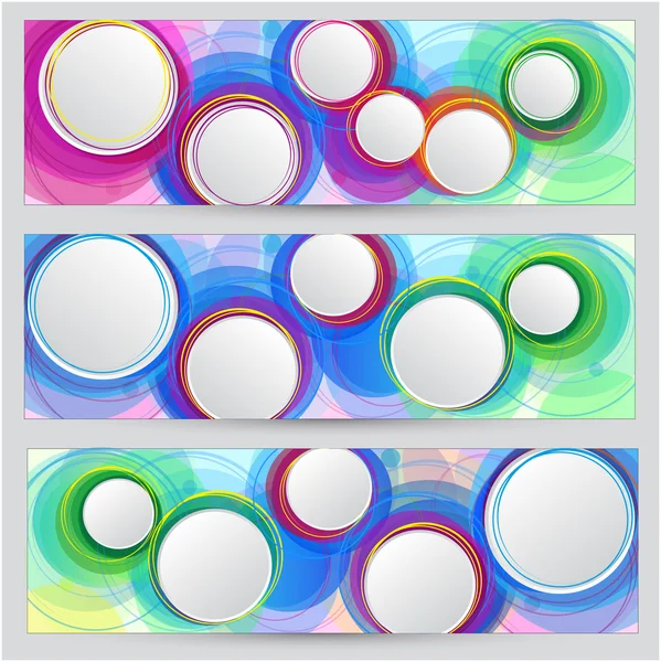 Abstract background with circle — Stock Vector