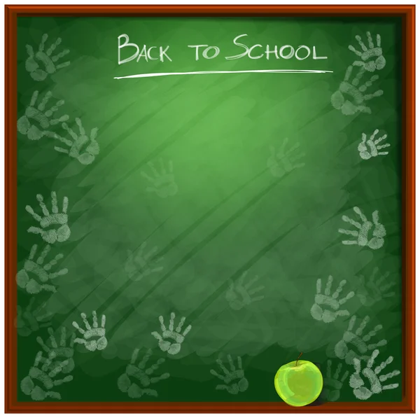 Schoolbenodigdheden background6 — Stockvector