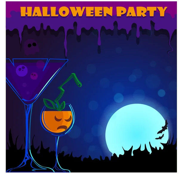 Halloween party фону — стоковий вектор