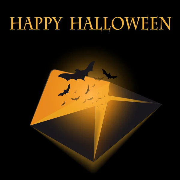 Halloween donkere achtergrond — Stockvector