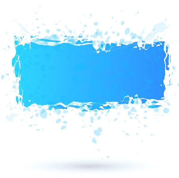 青い水彩デザイン要素 — ストックベクタ