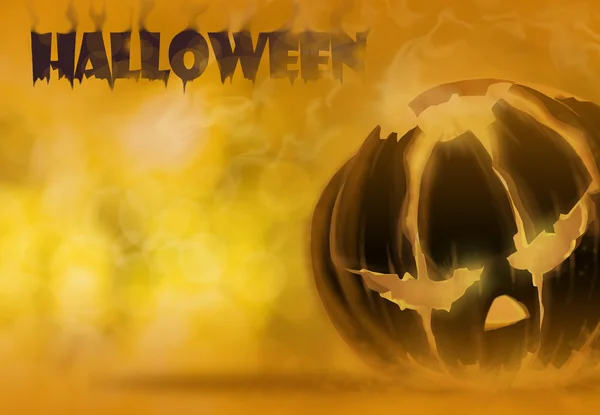 Halloween yellow background — Stockfoto