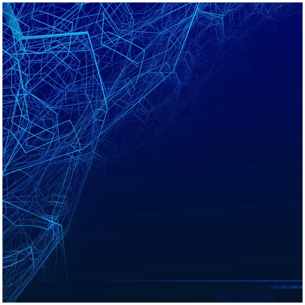 Achtergrondpatroon techno blue abstract — Stockfoto