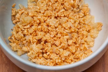 derin kızarmış sarımsak