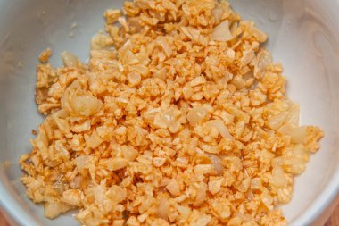 derin kızarmış sarımsak