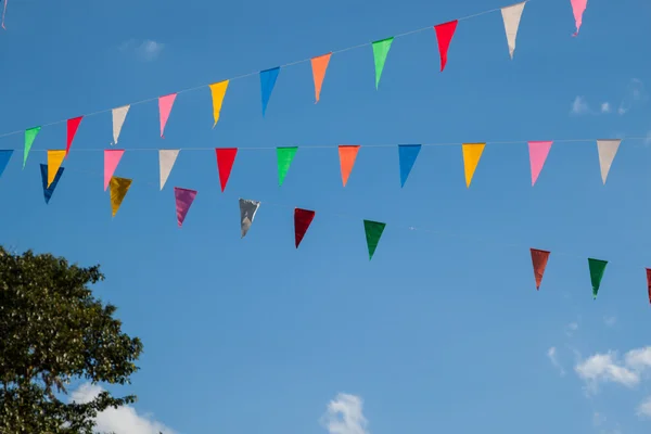 Banderas de fiesta color Imagen De Stock