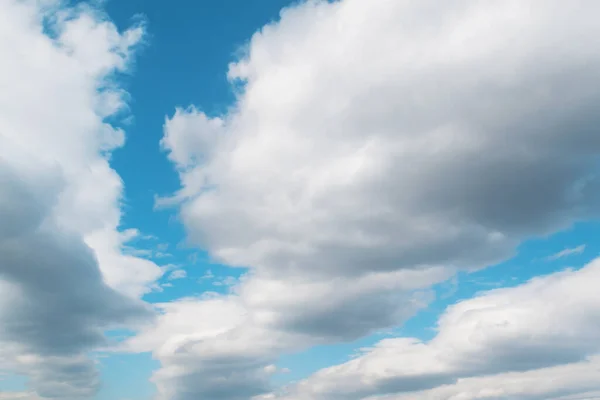 Beautiful clouds in the sky. The cumulus clouds are high in the air. — Stock Photo, Image