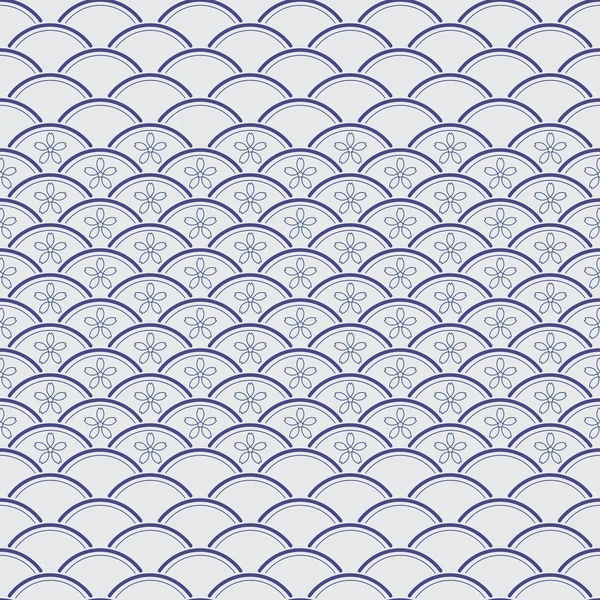 Japonais motif géométrique sans couture — Image vectorielle