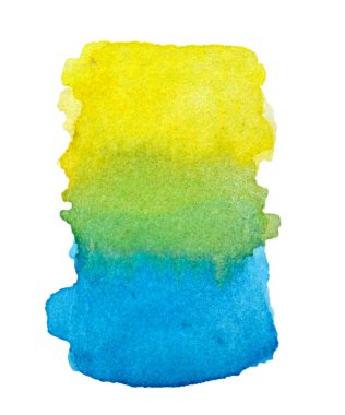 Özgeçmiş, pankart ve cep kartı için soyut gradyan suluboya çizimi