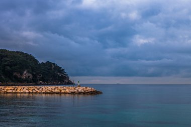 Deniz manzarası Fransa