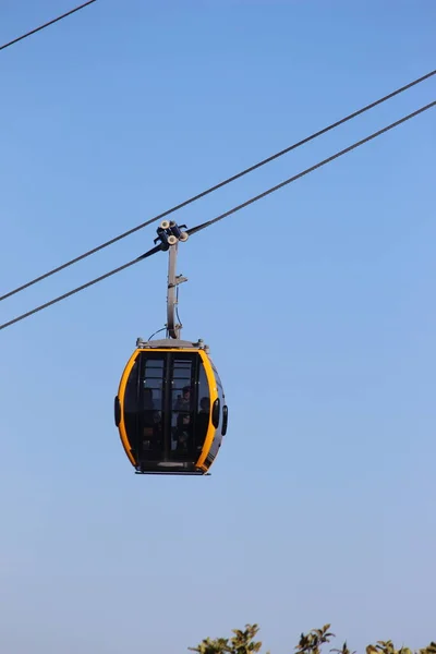 Kabina Lub Trolla Girnar Ropeway Jest Najdłuższy Szlak Kolejowy Azji — Zdjęcie stockowe