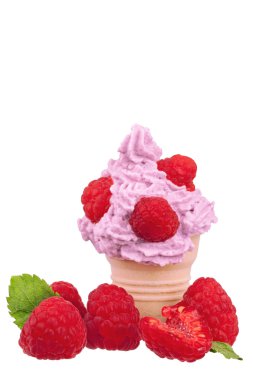 izole ahududulu dondurma