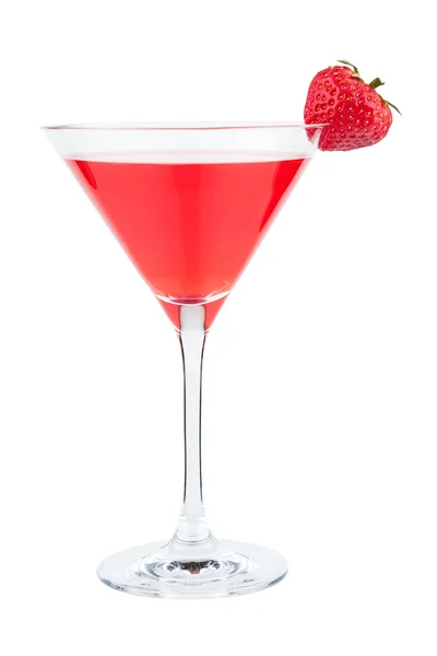 Isolated strawberry cocktail — Stock Photo, Image