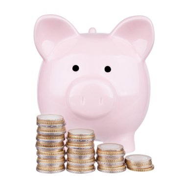 paralar ile izole kumbara