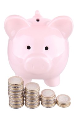 paralar ile izole kumbara