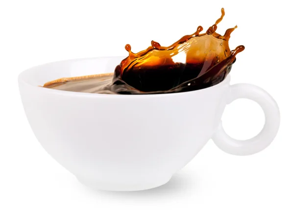 Coffee splash — Stock Photo, Image