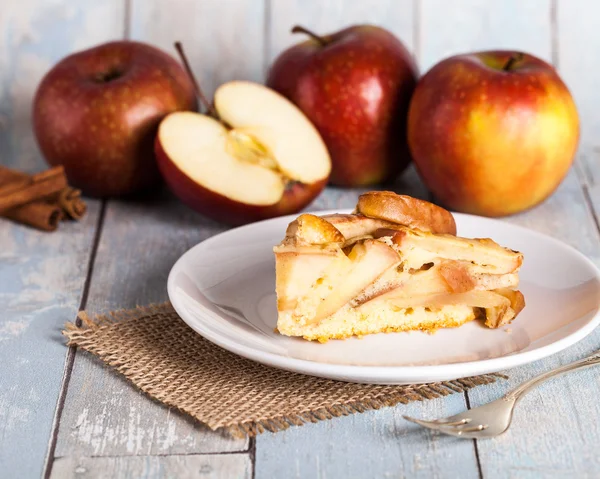 Torta de maçã — Fotografia de Stock